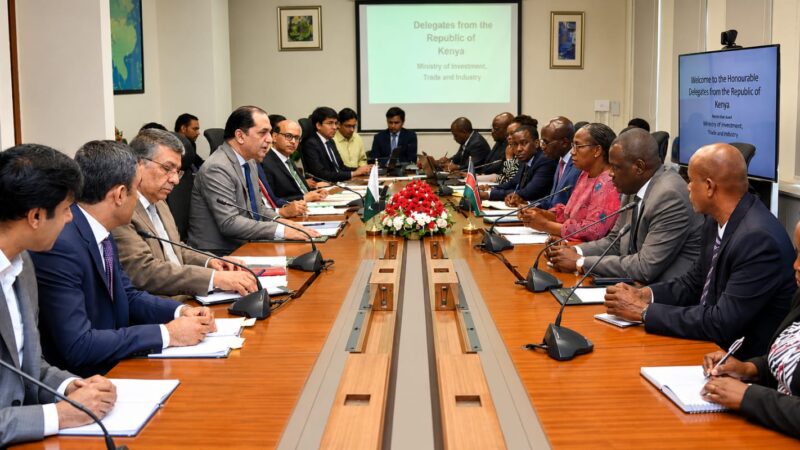 Pakistan, Kenya Agree to Double Bilateral Trade in Five Years