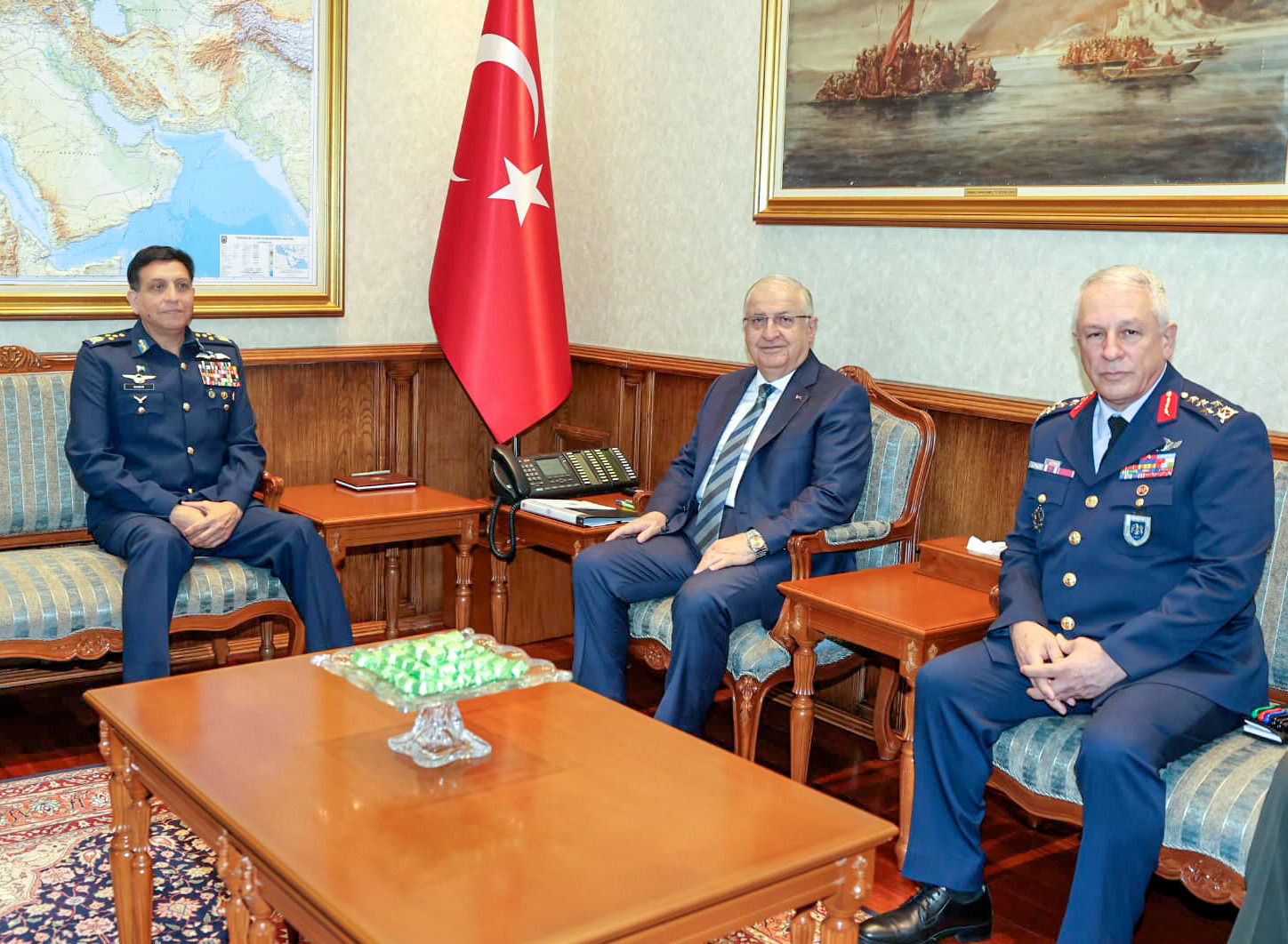 AIR CHIEF HOLDS KEY MEETINGS WITH TURKISH DEFENCE, AIR FORCE AND AEROSPACE LEADERSHIP