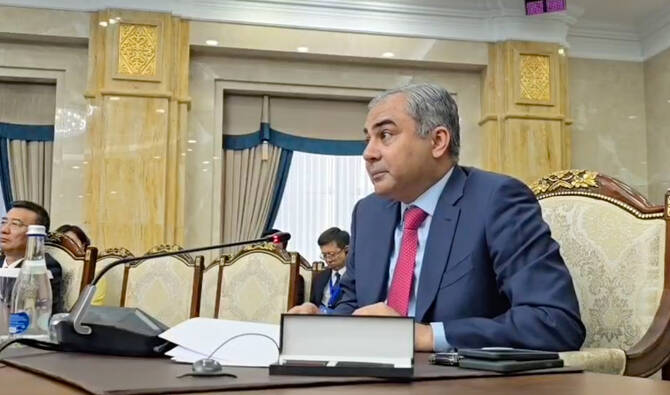 Mohsin Naqvi Holds Separate Meetings with Five Interior Ministers in Bishkek