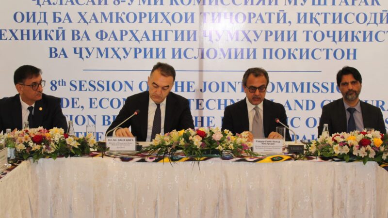 Pakistan,Tajikistan set $200 million trade target, deepen economic ties at 8th JCM