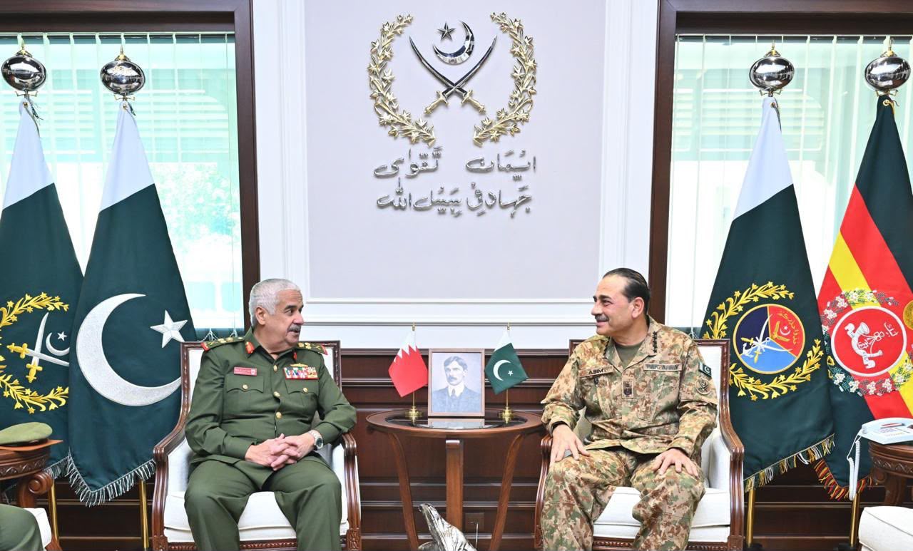 Bahrain National Guard Commander Meets Pakistan’s Top Military Leadership, Discusses Defence Cooperation