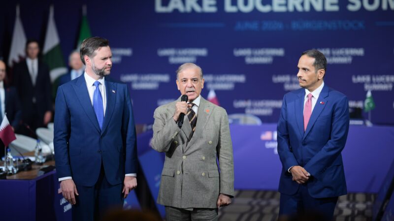 Pakistan, US, Qatar Express Confidence in Positive Outcomes from Bürgenstock Talks