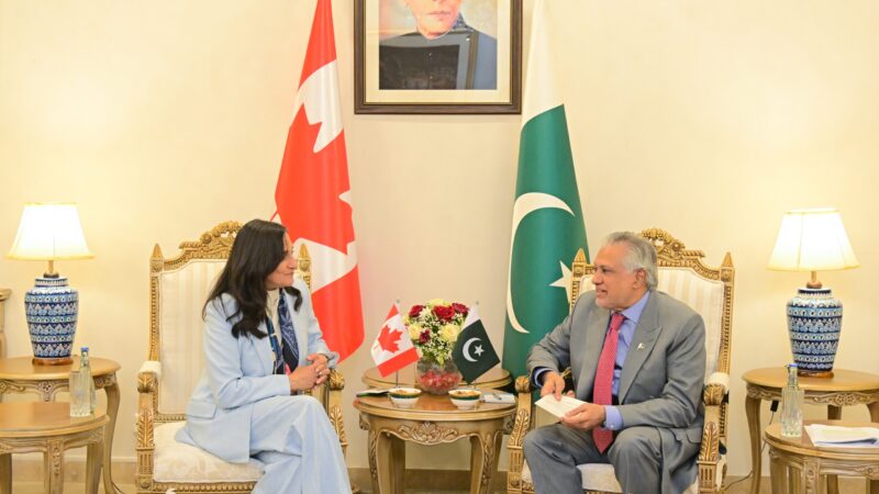 Pakistan, Canada Agree to Strengthen Bilateral Partnership During Dar–Anand Meeting