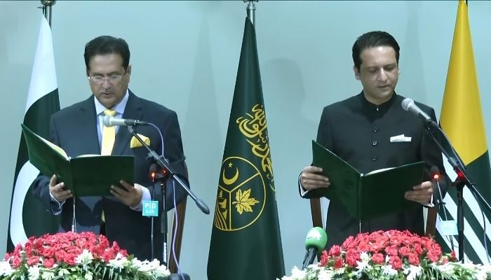 PML-N’s Iftikhar Gilani Takes Oath as AJK Prime Minister