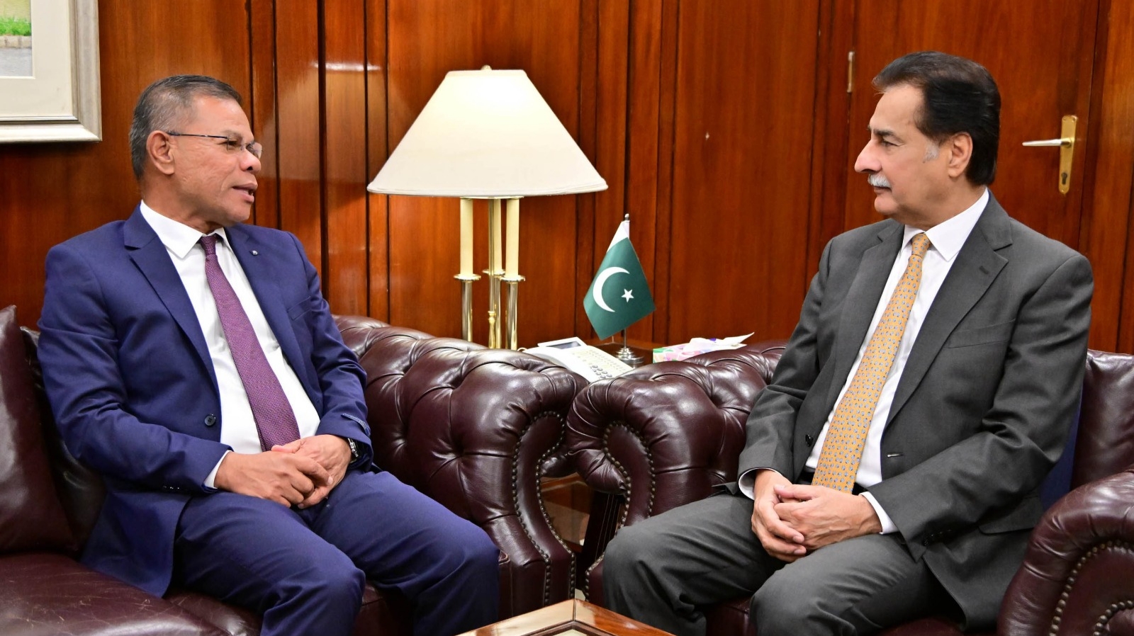 Malaysian Parliamentary delegation led by Malaysian Interior Minister call on NA Speaker National Assembly Sardar Ayaz Sadiq