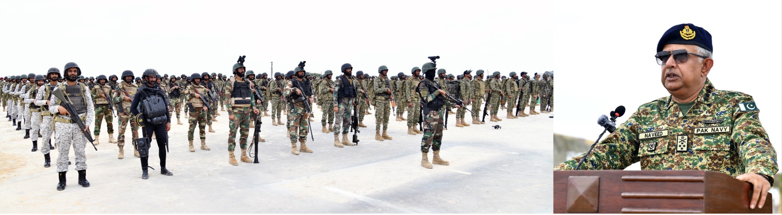 CHIEF OF THE NAVAL STAFF REVIEWS EXERCISE SEASPARK 2026 AT SEA AND CREEKS AREA