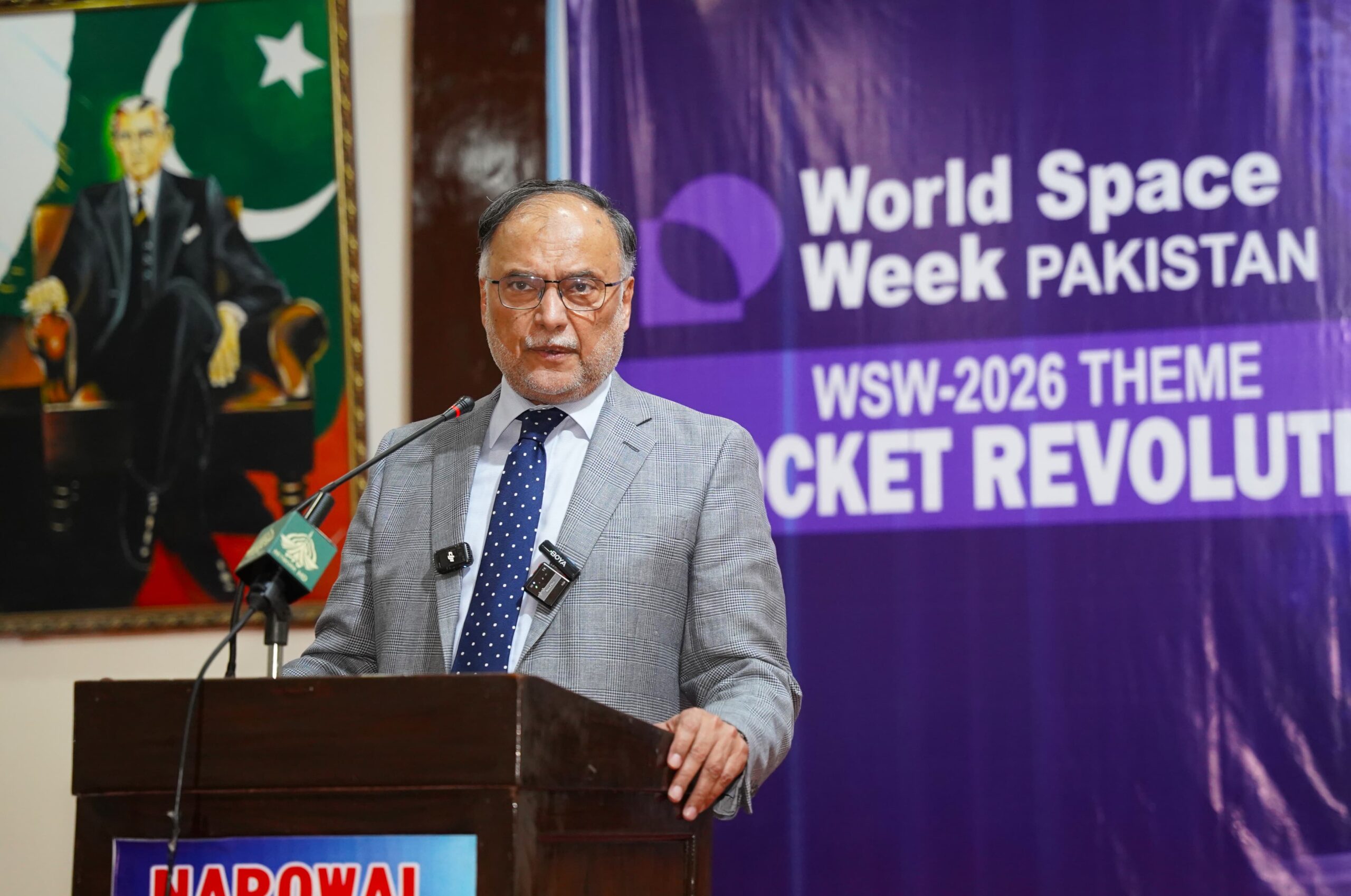 Pakistan’s First Astronaut to Embark on Space Mission on November 25; Moon Landing Target Set for 2035: Ahsan Iqbal