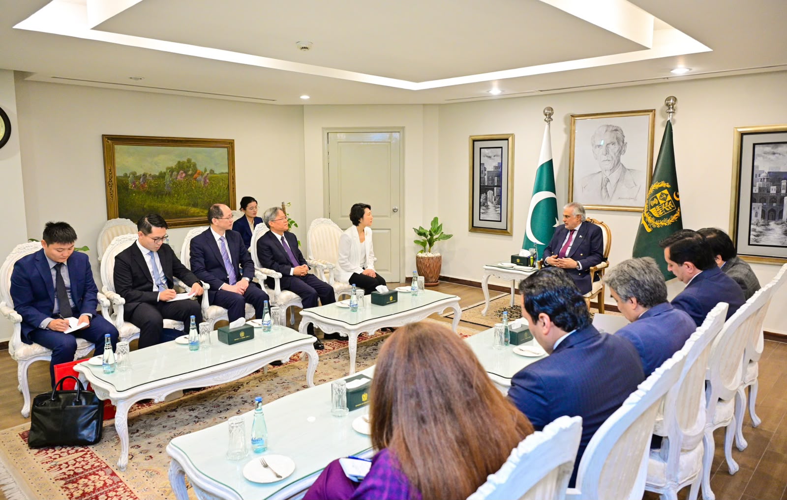 Ishaq Dar, Mao Ning Discuss Pakistan-China Relations in Islamabad