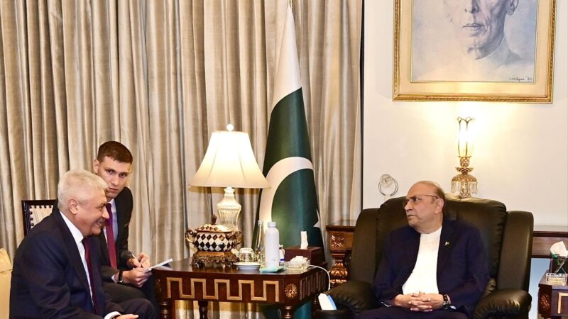 President Zardari Calls for Stronger Pakistan-Russia Cooperation in Trade, Energy, Connectivity and Security